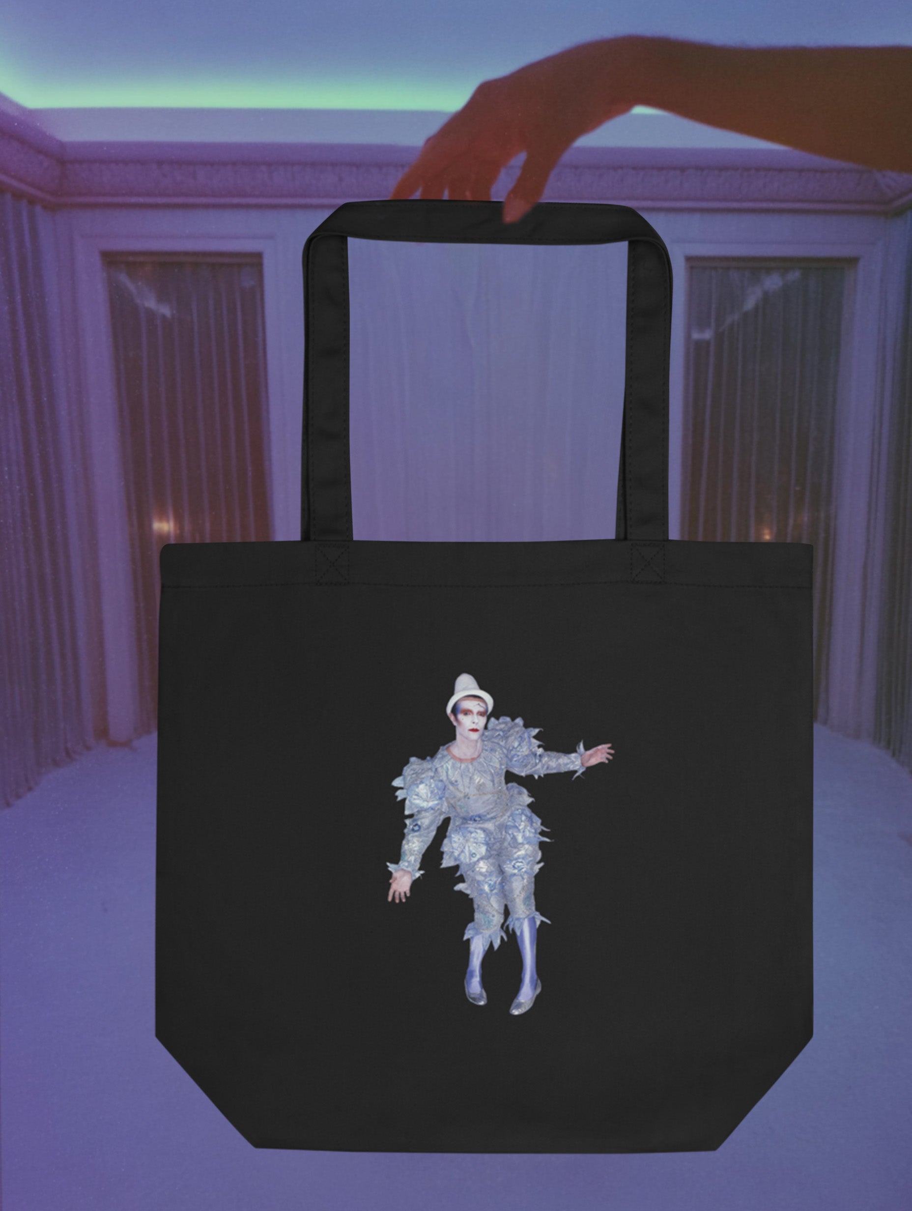 The Ashes Figure Tote Bag | Cinematic Faded Graphic Canvas Tote