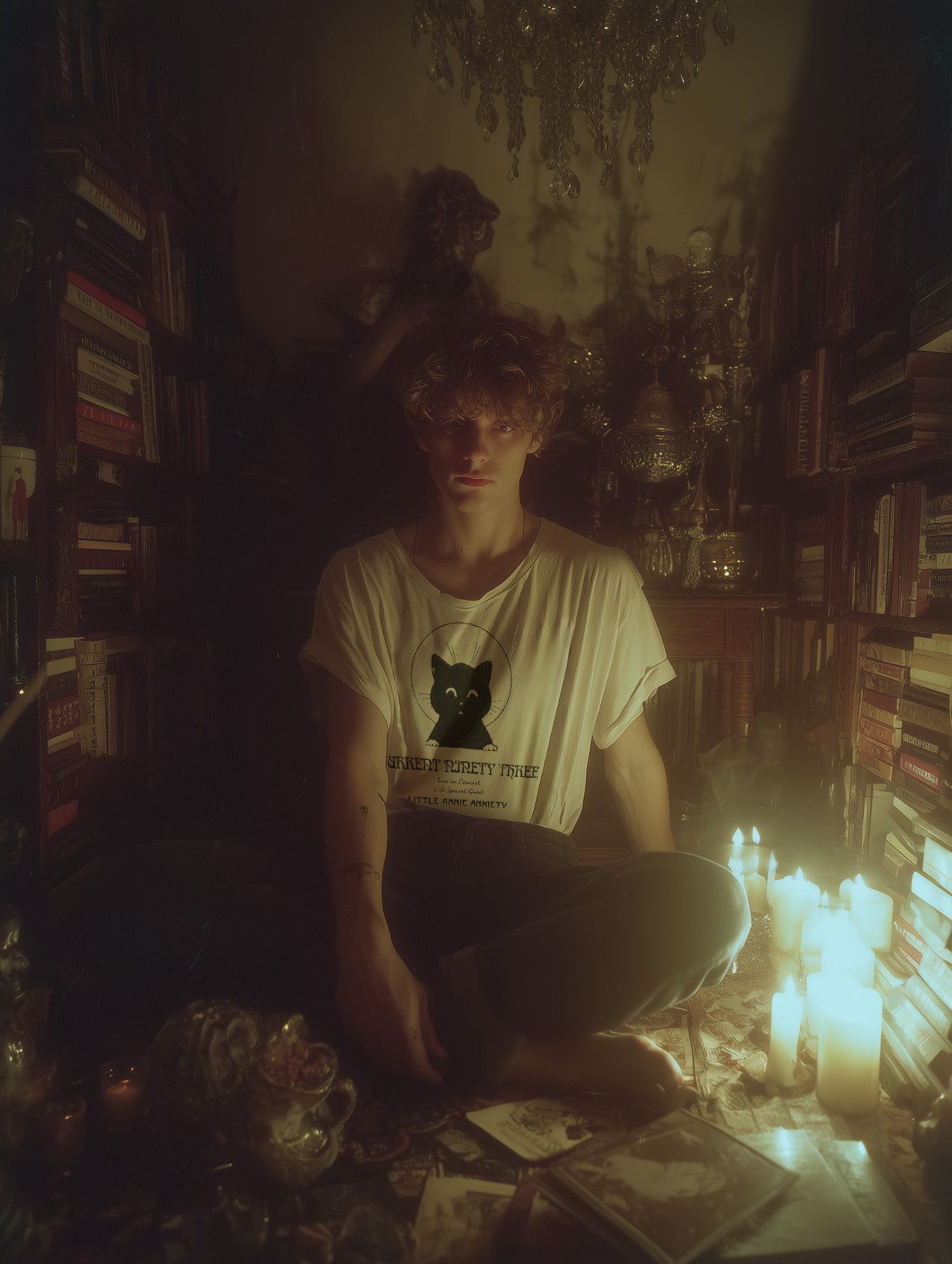 Current 93 "Apocalyptic Folk Vision" Tee — Off White