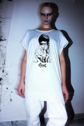 "Carol" Tee (PINK with Red Print) or (WHITE with Black Print)