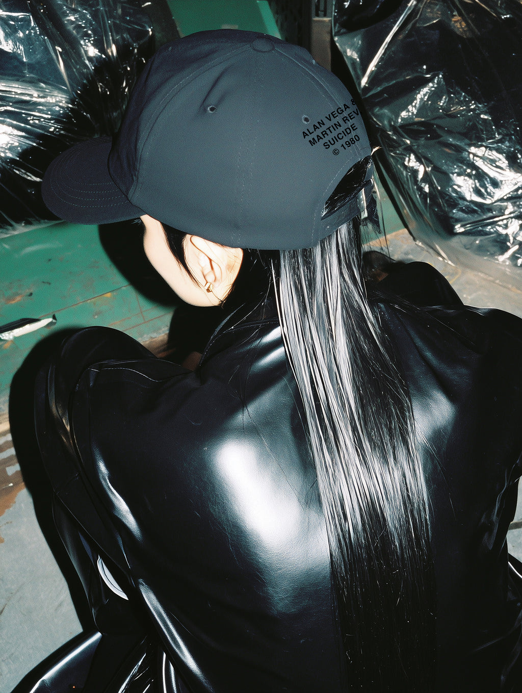 Black on Black Embroidered “Dream Baby Dream Forever” Hat