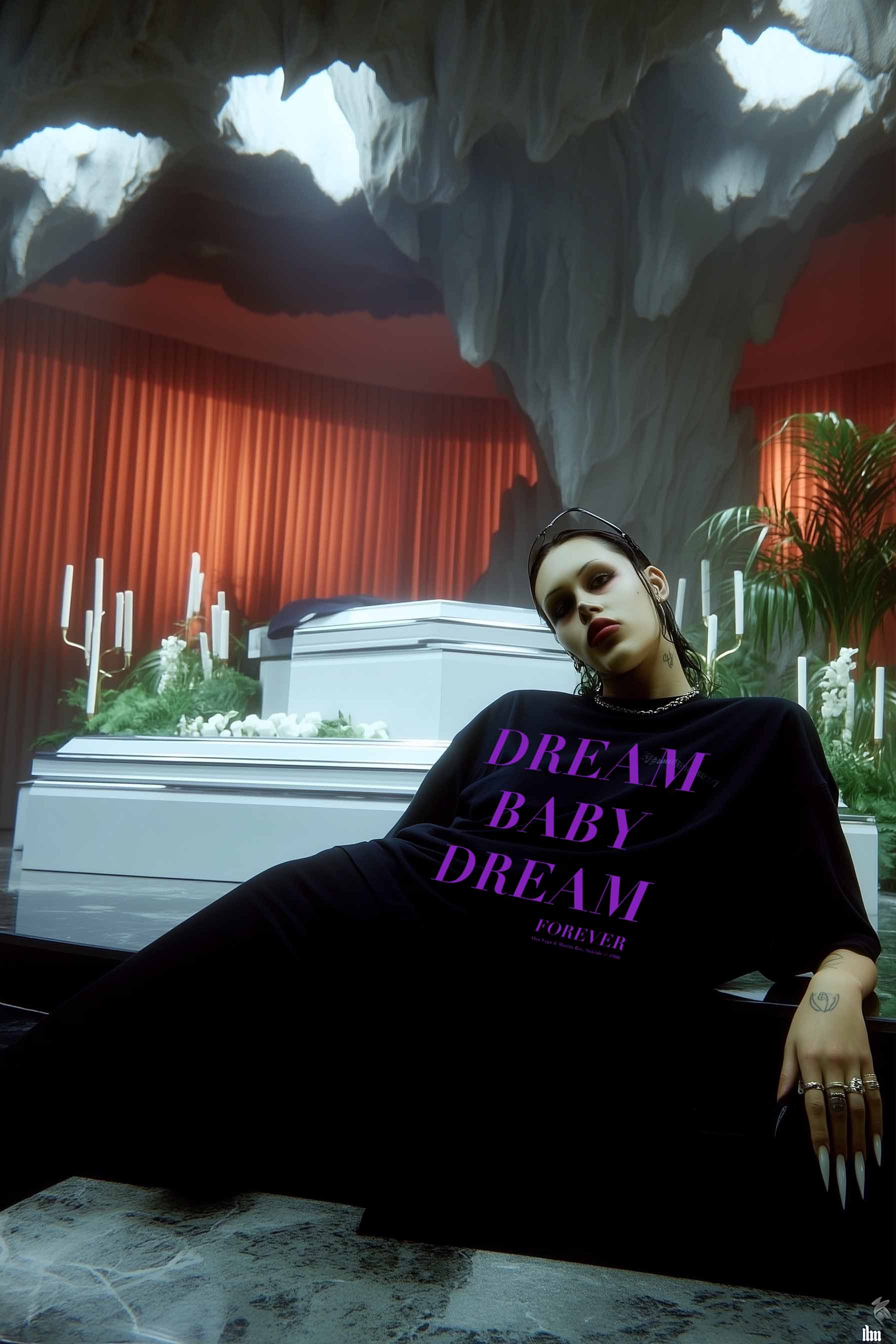 “Dream Baby Dream, Forever” Tee (PURPLE PRINT)