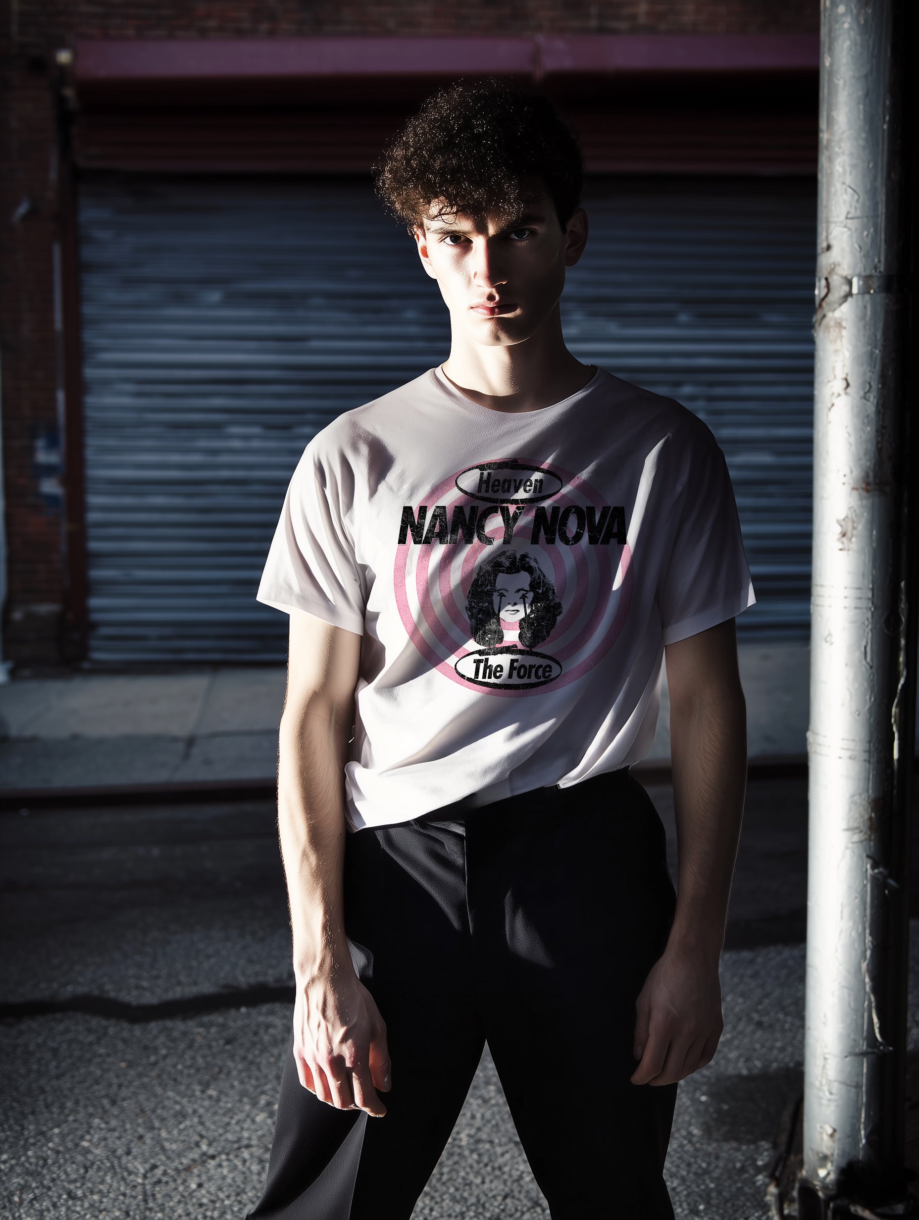 Nancy Nova Tribute — Hypnotic Emblem Tee | Comfort Colors 1717 Graphic T-Shirt | Retro Sci-Fi