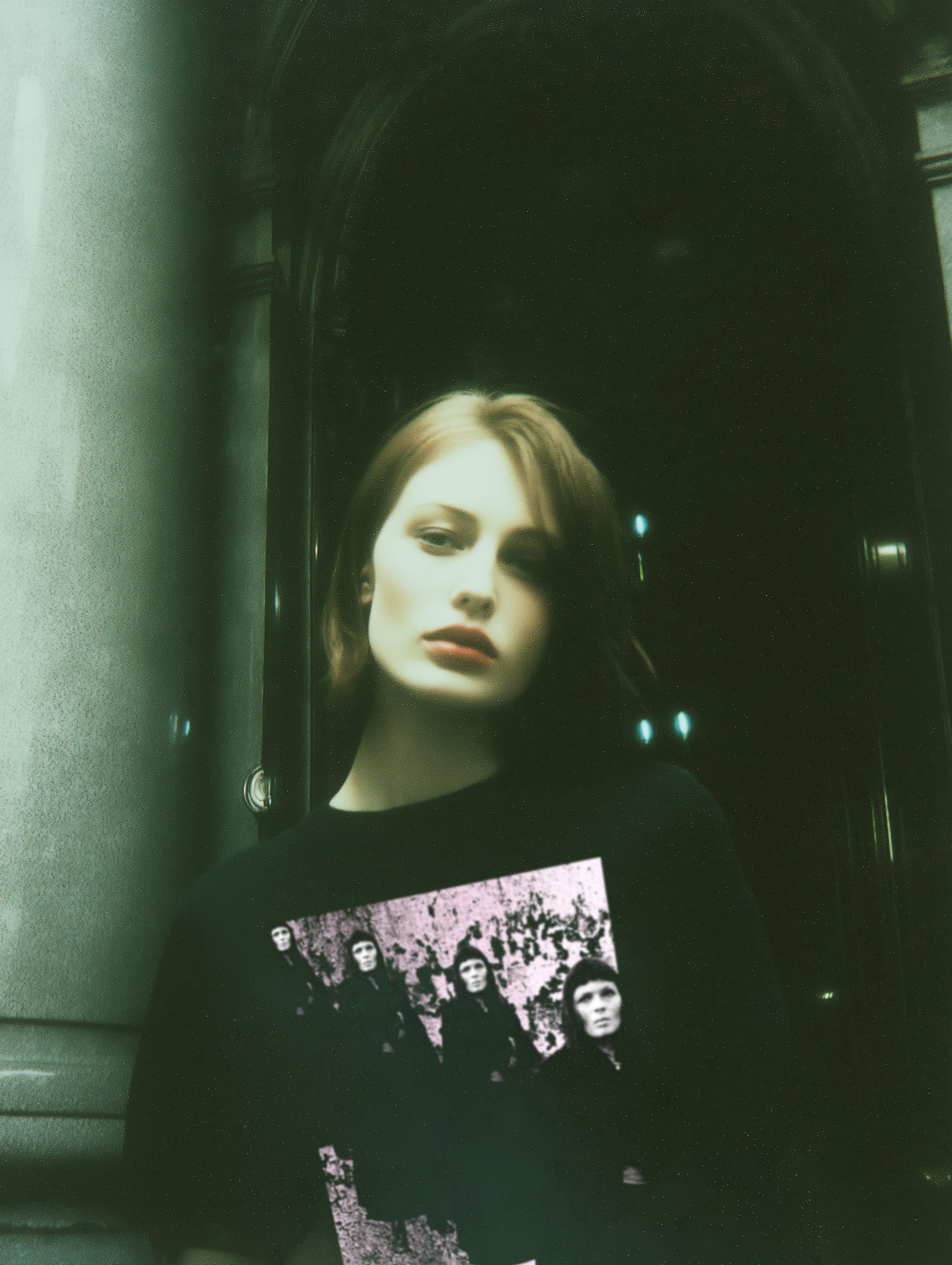 Nico “Frozen Icon” Tee – Velvet Underground / Avant-Garde Minimalist Portrait T-Shirt