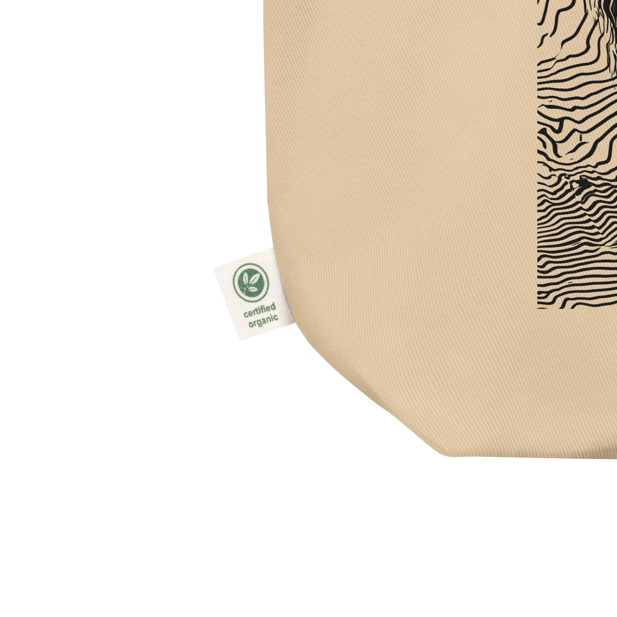 Erleen Nada Abstract Portrait Eco Tote Bag – Artist Merchandise