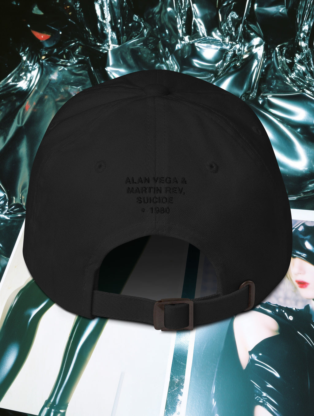 Black on Black Embroidered “Dream Baby Dream Forever” Hat