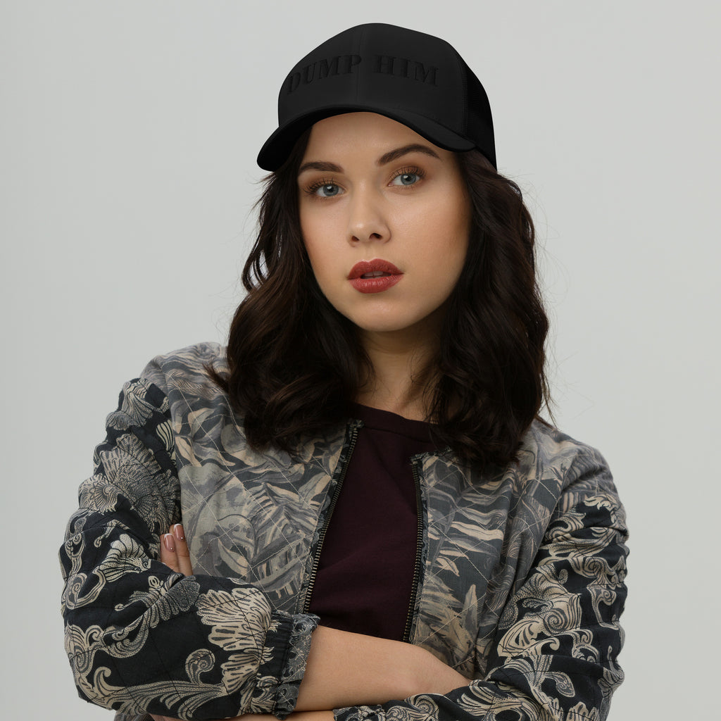 "Dump Him" Trucker Hat (EMBROIDERED)