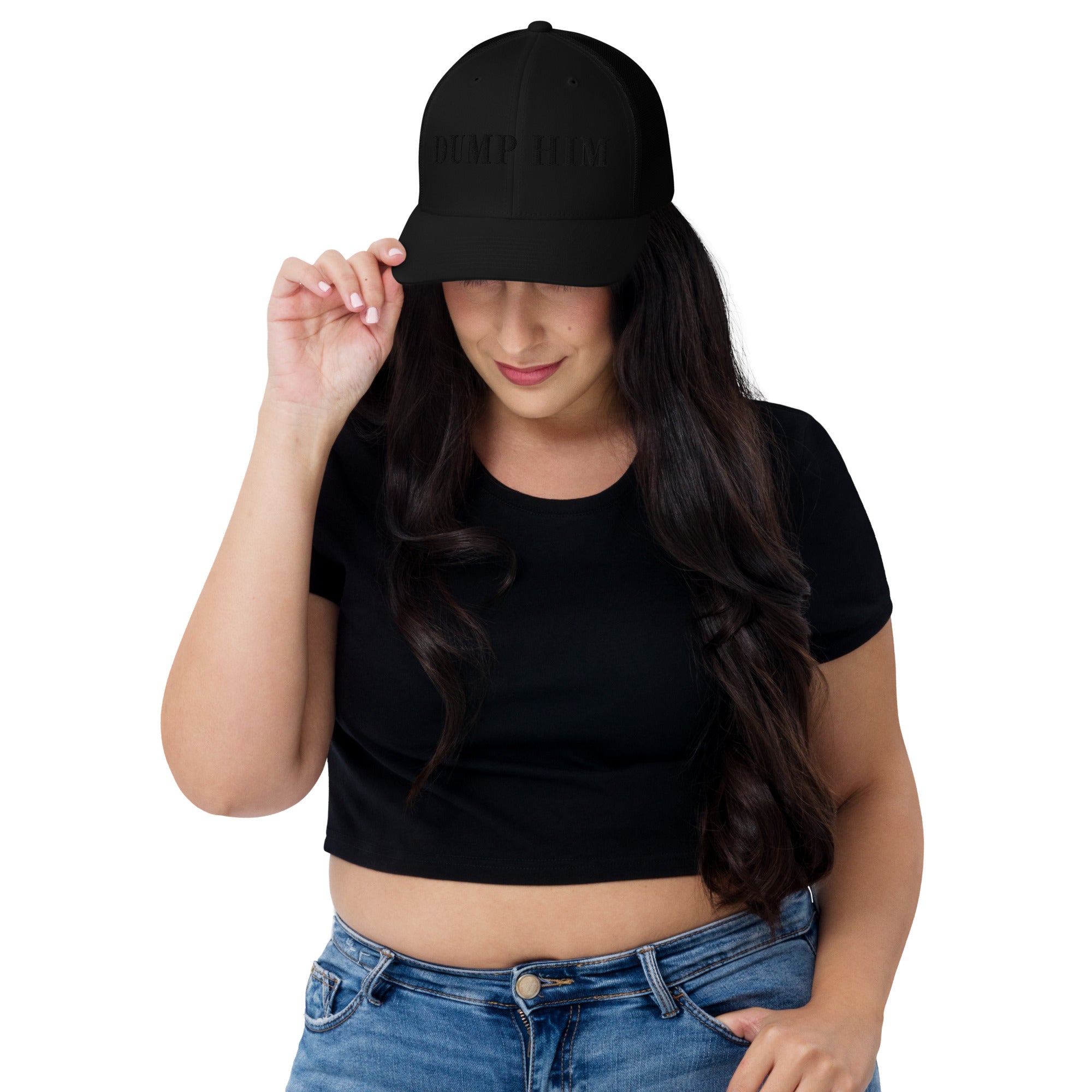 "Dump Him" Trucker Hat (EMBROIDERED)