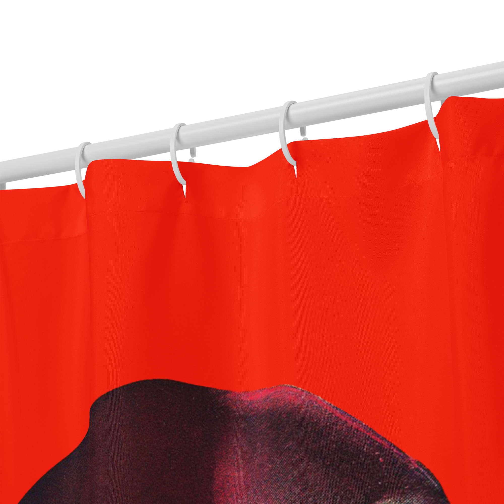 Grace Jones Icon Shower Curtain – Cult New Wave Bathroom Art – Red Statement Decor