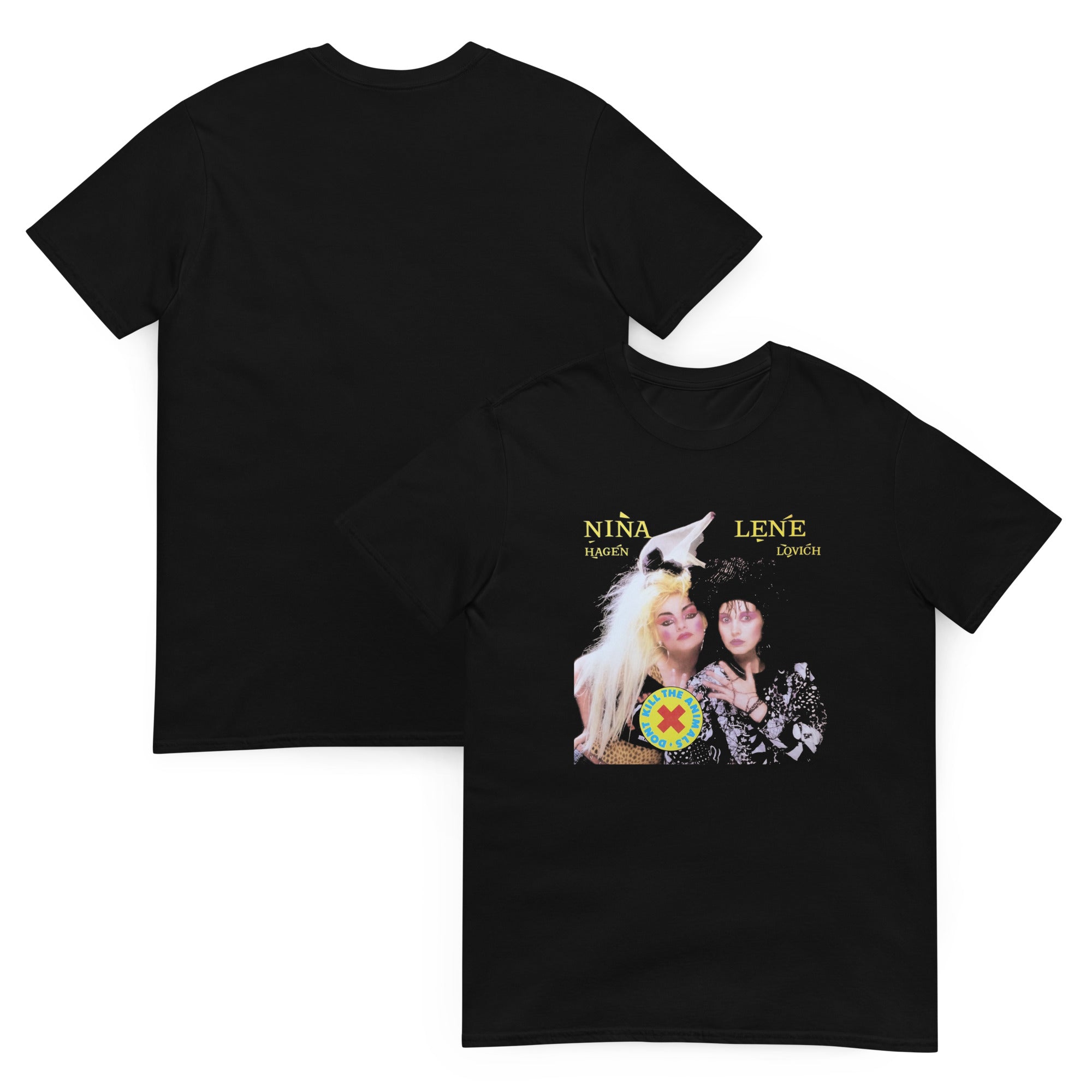 Don’t Kill the Animals Tee – 80s Cult Music Tribute Shirt – Underground Icon Graphic – Black Gildan 64000