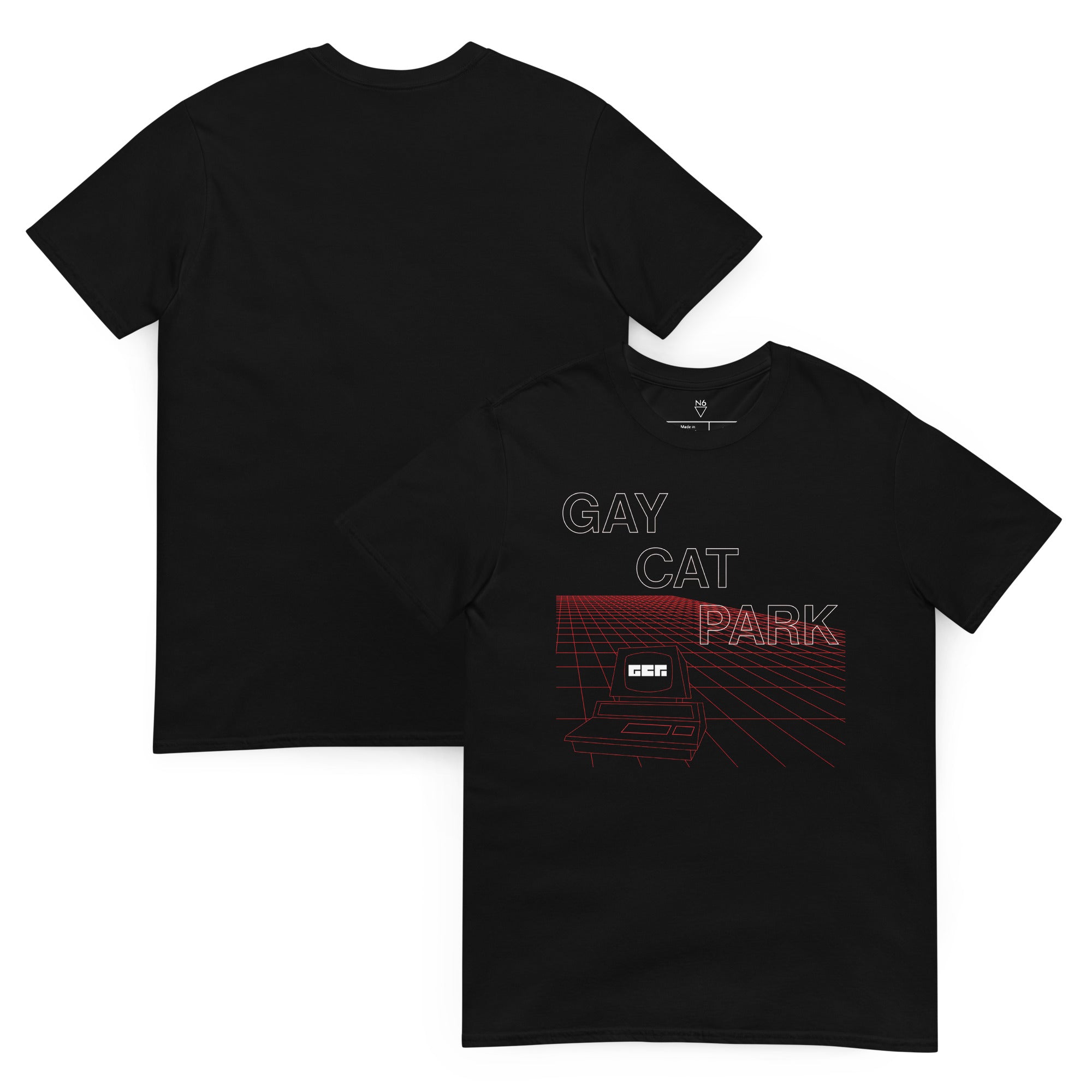 "Red Grid Memory" Tee
