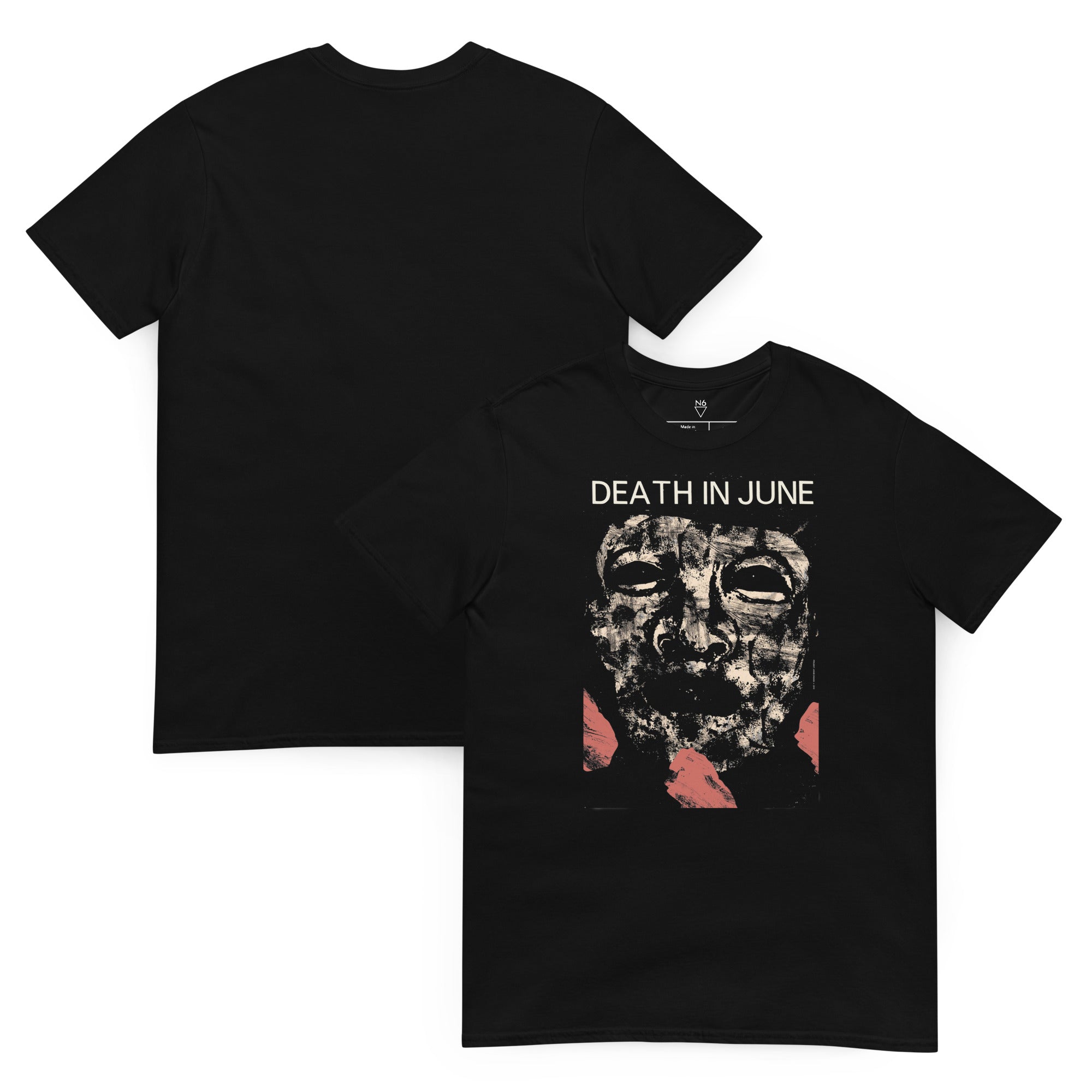 Death In June Mask Tee – Black Graphic Shirt | Prizm Nexus-6