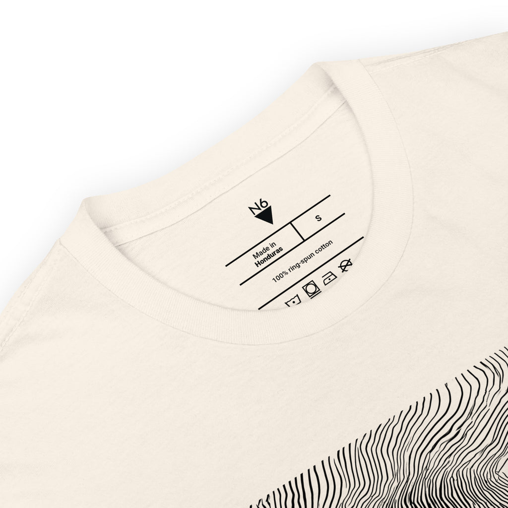 Erleen Nada Abstract Portrait T-Shirt – Natural Softstyle Tee