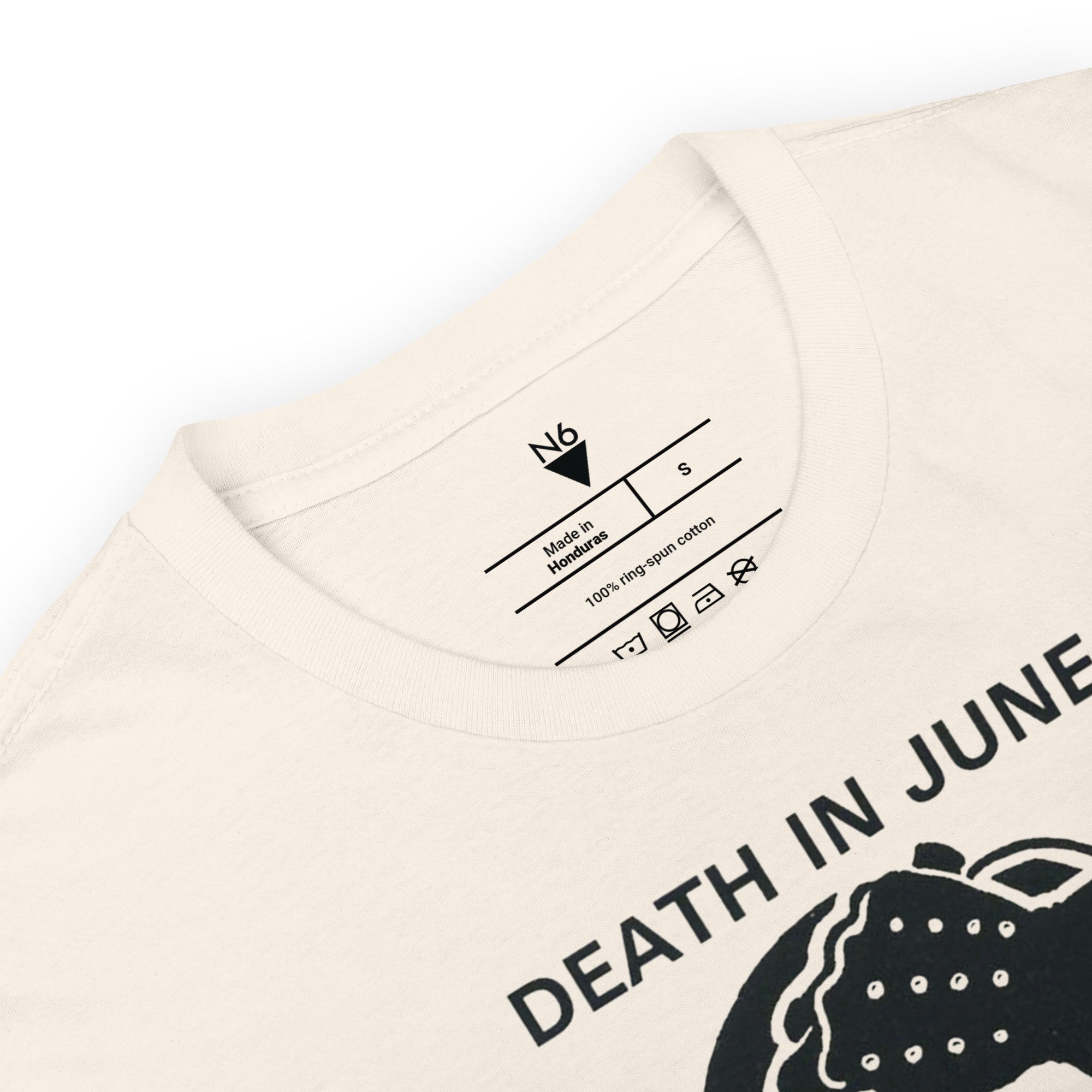 DEATH IN JUNE — “NADA” TEE (BLACK PRINT EDITION)