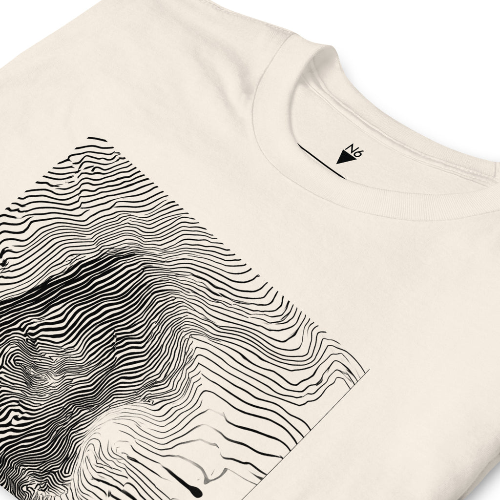 Erleen Nada Abstract Portrait T-Shirt – Natural Softstyle Tee