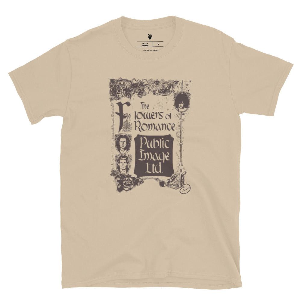 Flowers of Romance Tee – Gothic Post-Punk Graphic Shirt