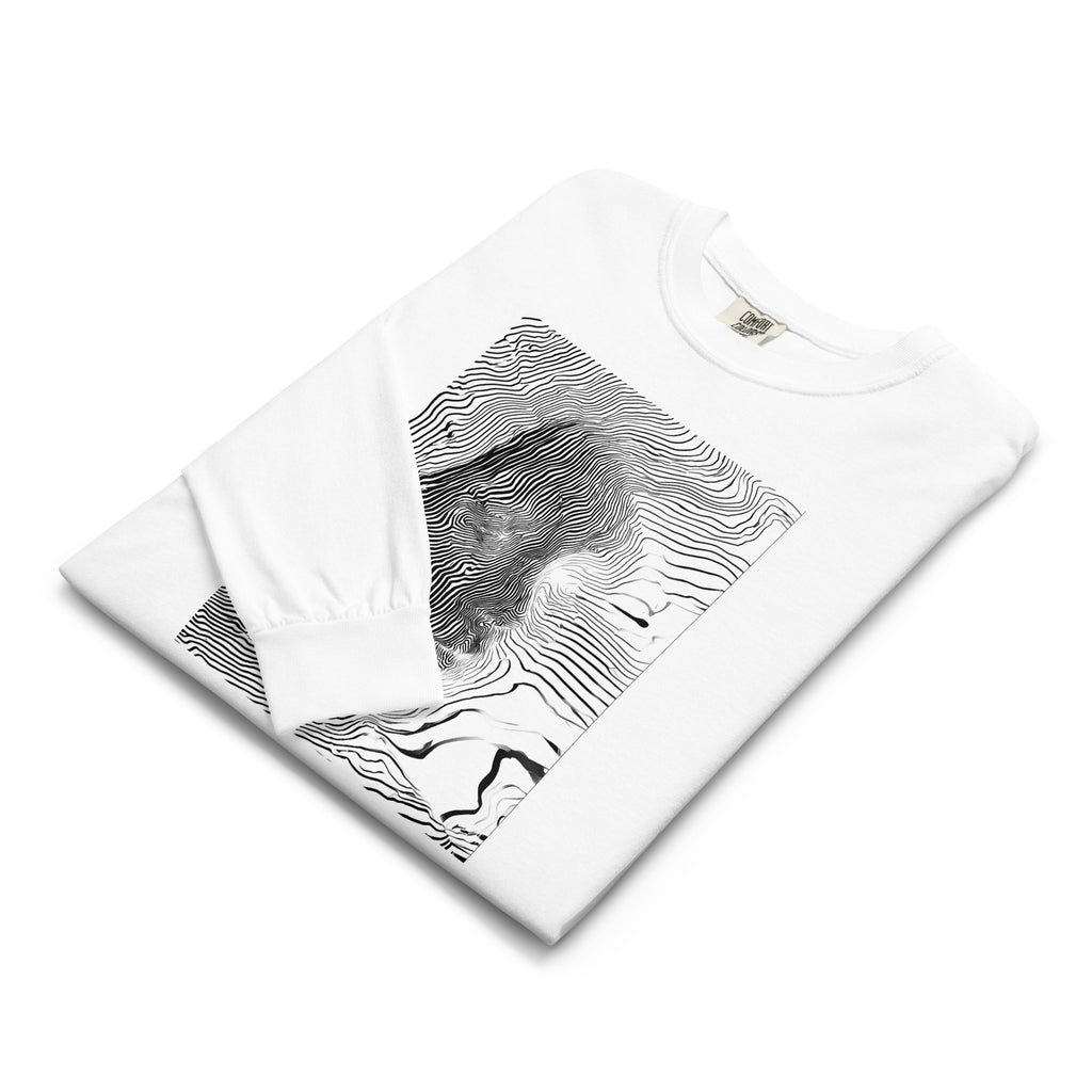 Erleen Nada Long Sleeve Tee – Abstract Portrait Artist Shirt