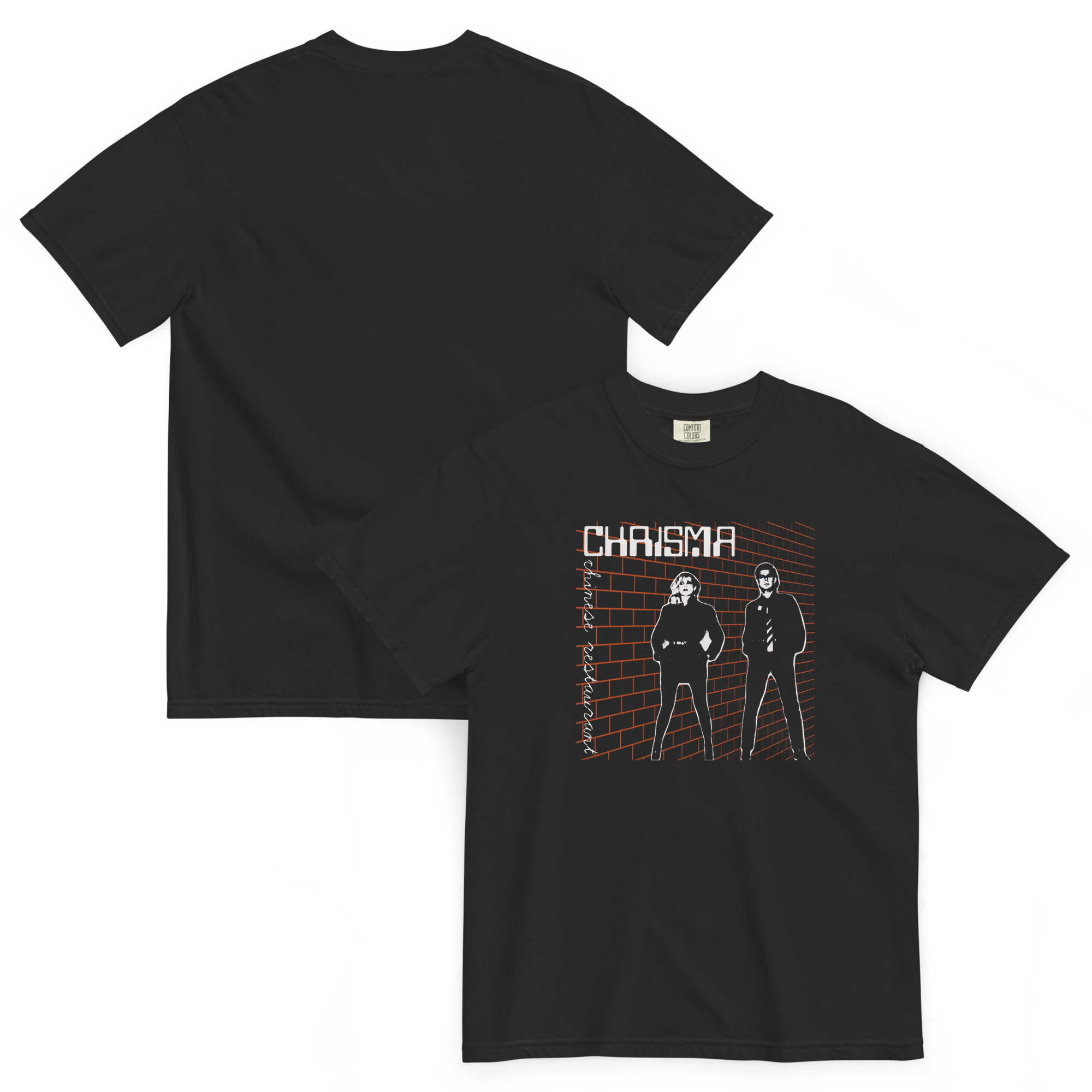 Chrisma — Chinese Restaurant Tee | Comfort Colors Black Graphic T-Shirt