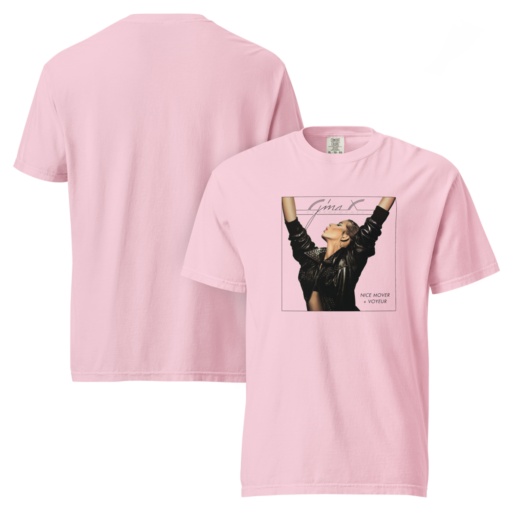 Gina X Electric Voyeur Tee — Comfort Colors 1717 Blossom Vintage Graphic Shirt